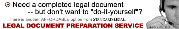 Legal Document Preparation Service