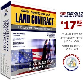 Land Contract by Standard Legal Software